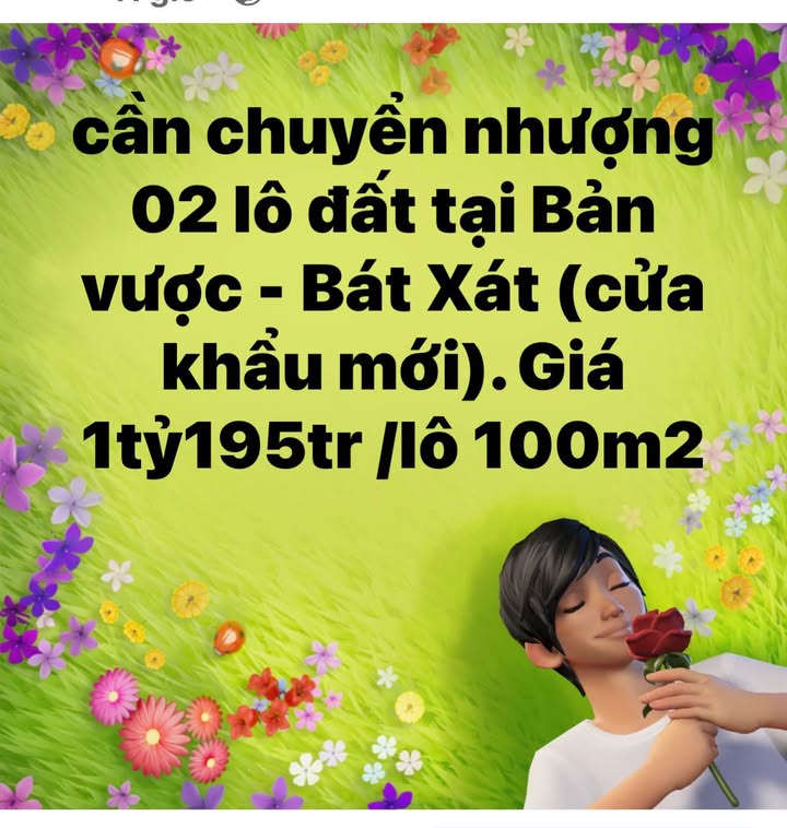 Đất nền Bản Vược 100m² giá 1.195 tỷ - Sổ đỏ chính chủ