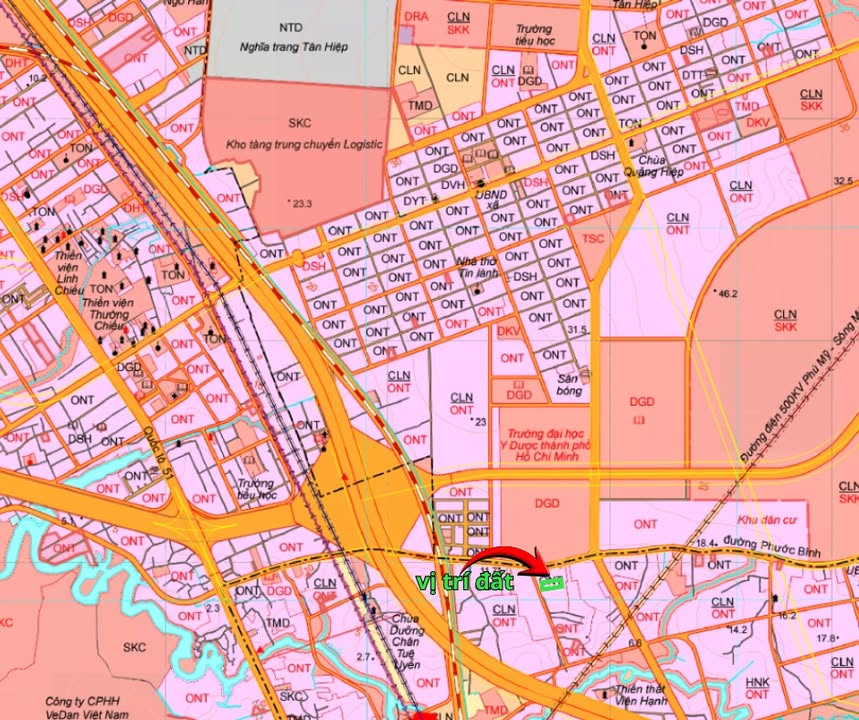 Đất nền Long Thành 114m² Full Thổ Cư - Sổ Hồng Riêng - Gần Cao Tốc Bến Lức