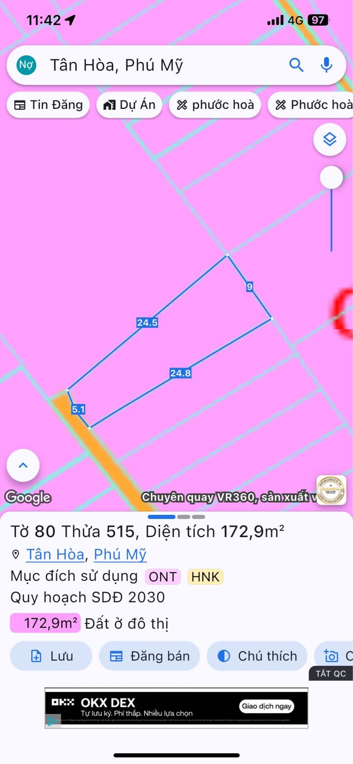 Đất nền Tân Hoà Phú Mỹ 100m² - Tiềm năng tăng giá vượt trội!