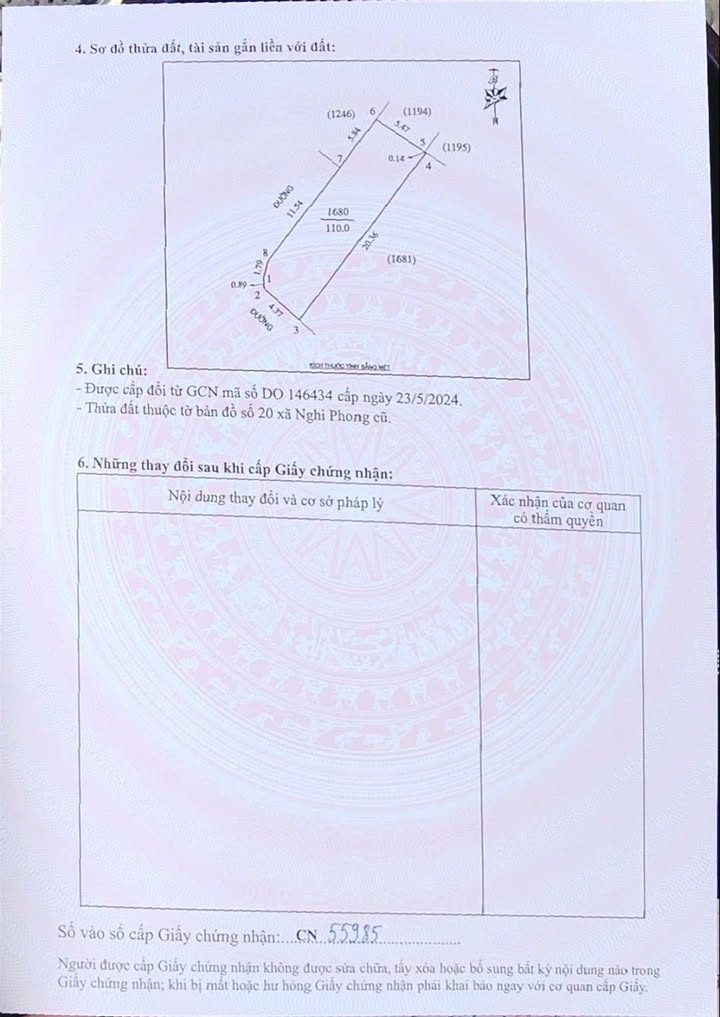 Lô Đất Nghi Lộc 110m² - Sổ Đỏ Chính Chủ, Đường Ô Tô Tránh