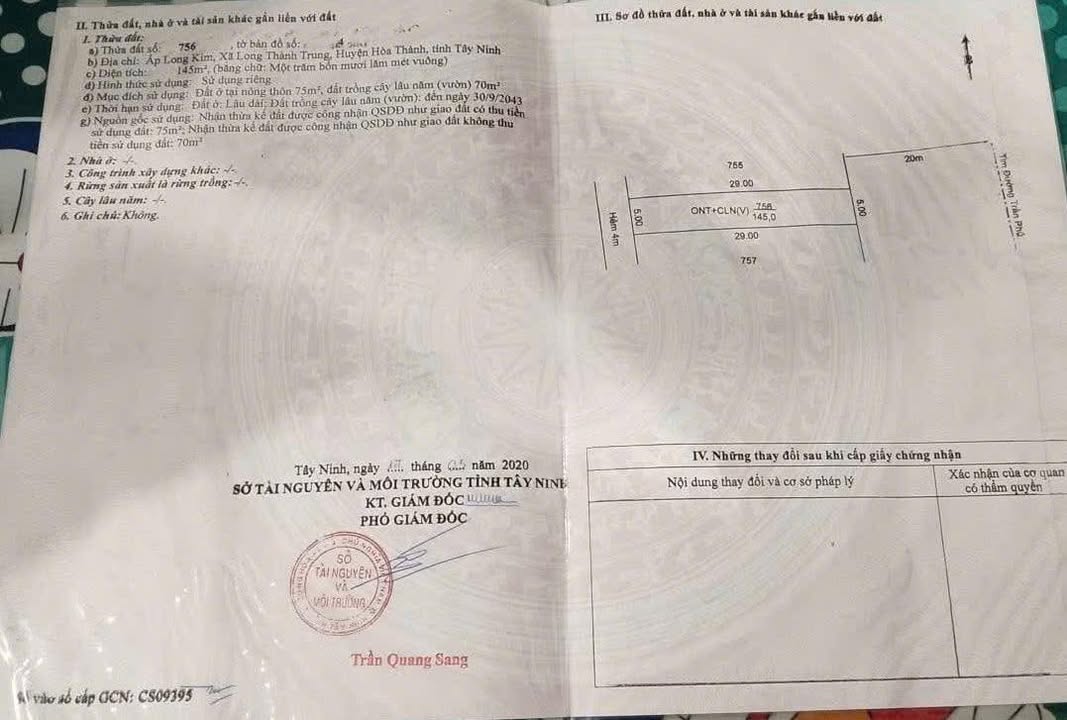 Nhà phố Trần Phú TP Tây Ninh 145m² - Đầu tư sinh lời ngay!