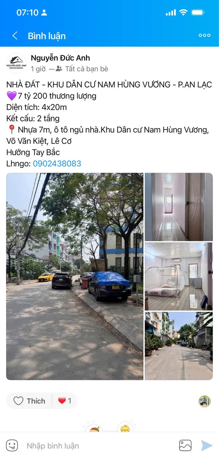 Nhà Riêng An Lạc 80m² 7.2 Tỷ - Ô Tô Vào Tận Nhà, Sẵn Sàng Ở Ngay!
