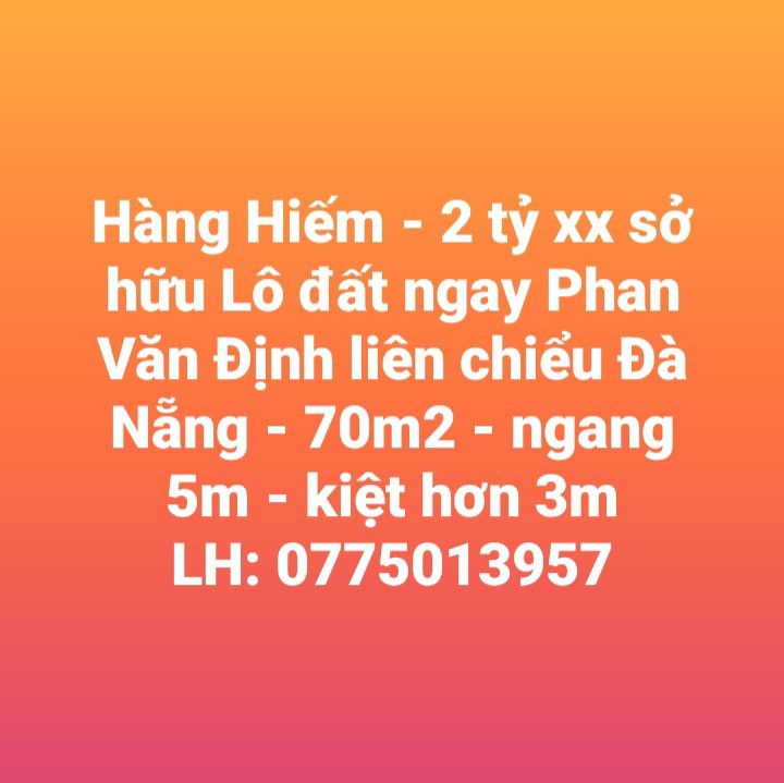 Đất Nền Liên Chiểu 70m² - Sổ Đỏ Sẵn Sàng - Giá Tốt