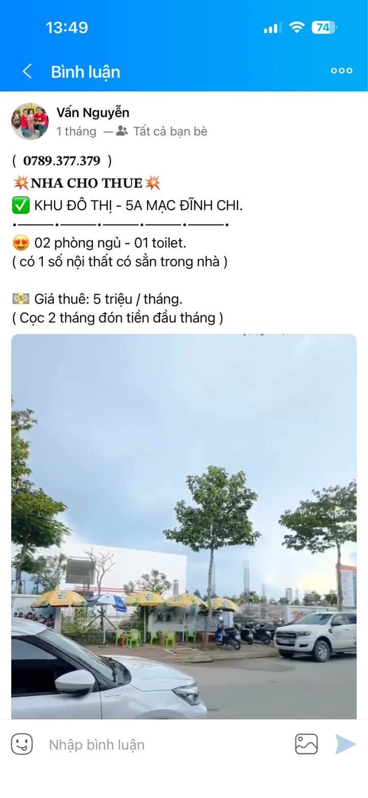 Cho thuê nhà Khu đô thị 5A Mạc Đĩnh Chi, Sóc Trăng - Giá thỏa thuận