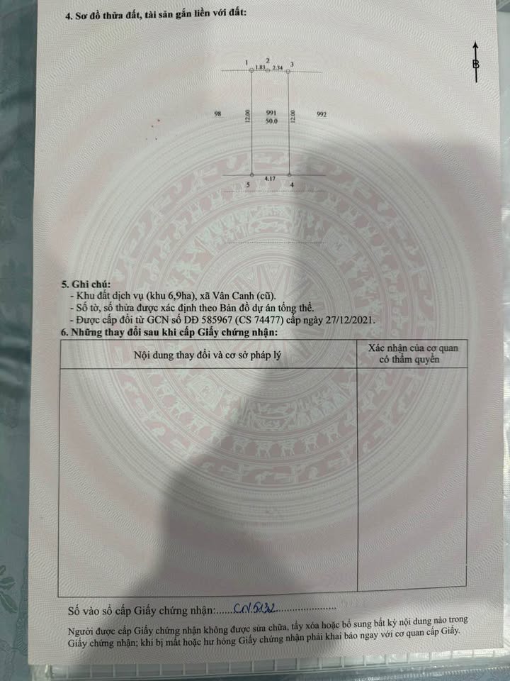 Đất nền Vân Canh Hoài Đức 50m² nhỉnh 10 tỷ - Sổ đỏ chính chủ