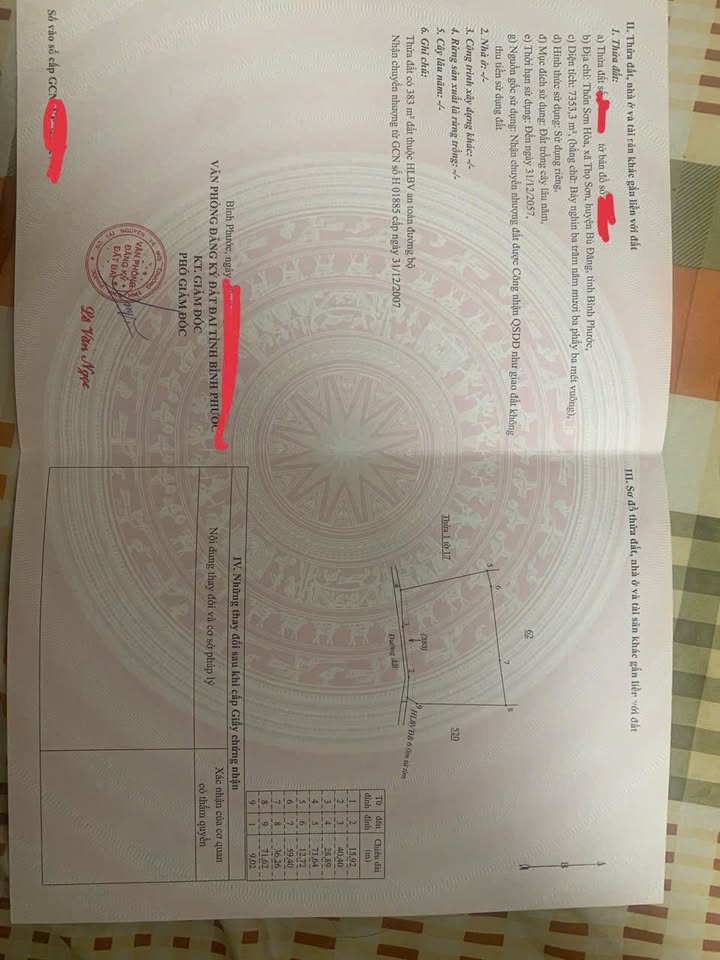 Đất Vườn 2700m² Sổ Đỏ Tại Bình Phước - Giá Đầu Tư 1 Tỷ