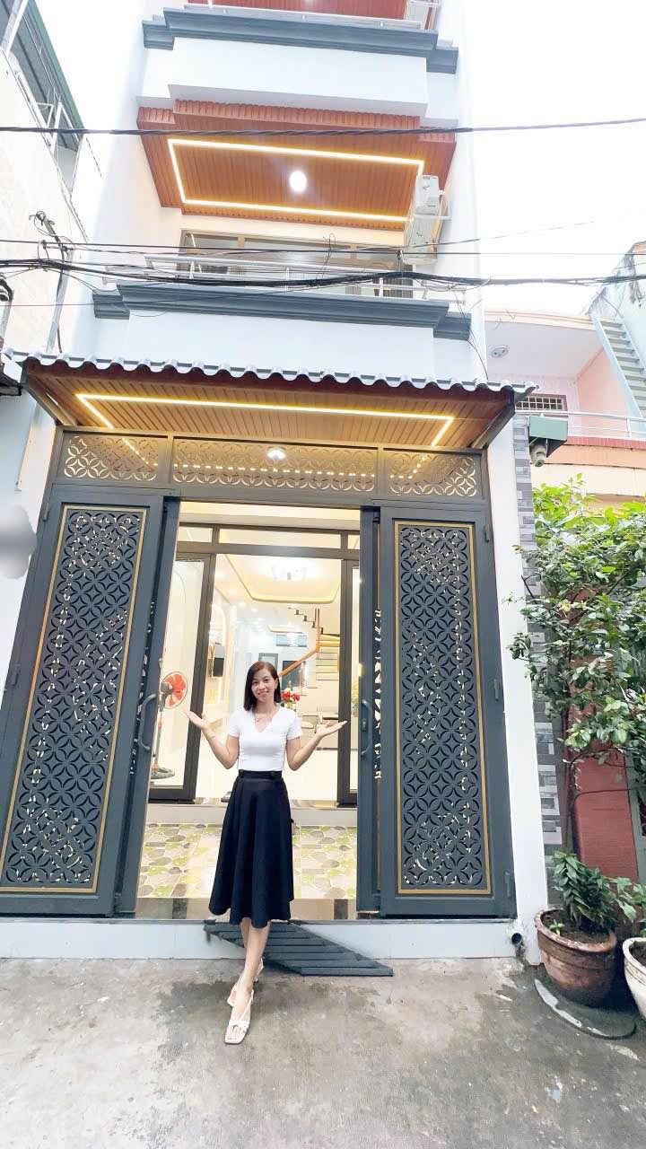 Nhà 53m² Gò Vấp - 2 Mặt Hẻm Xe Hơi, Gần Vincom, 4PN, Full NT - 9.55 Tỷ