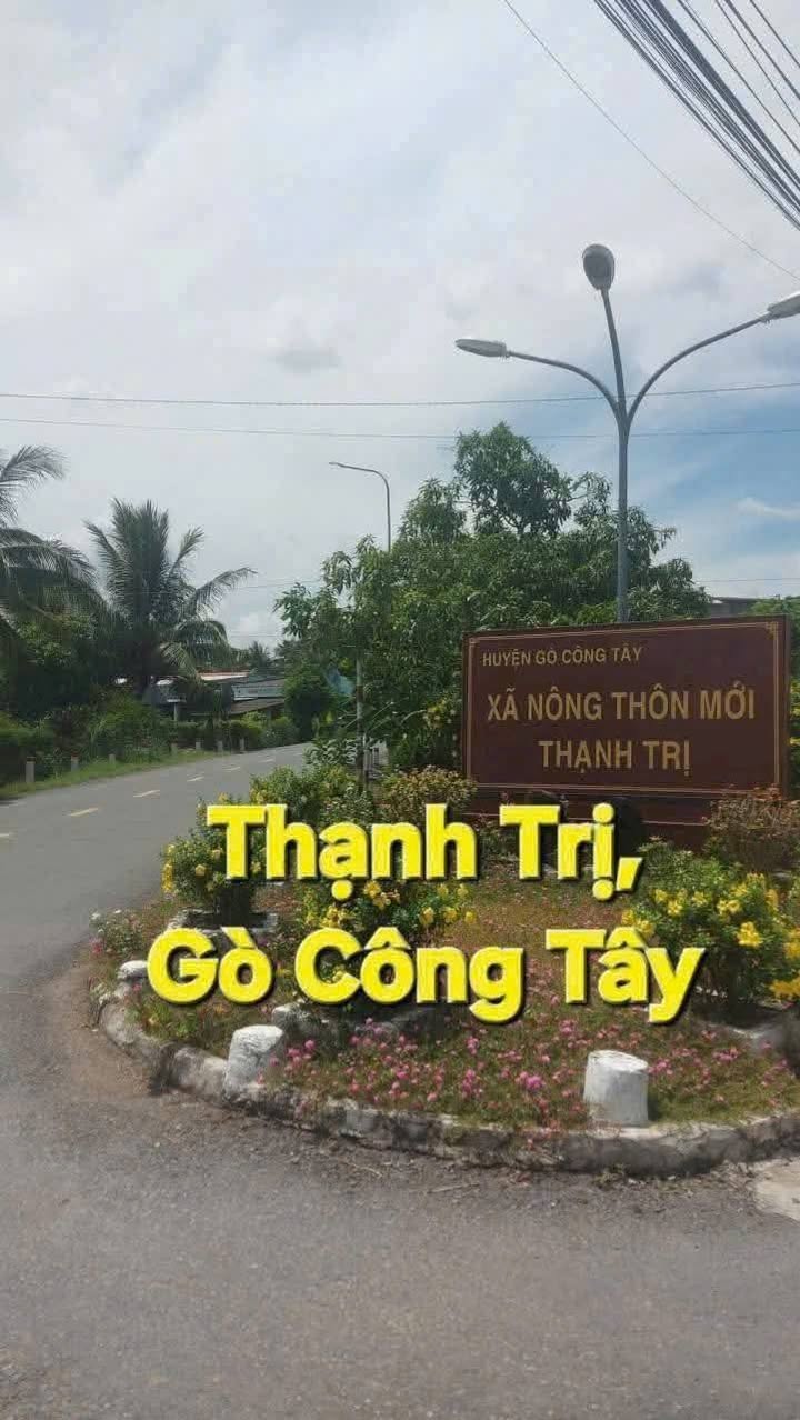 Đất nền Gò Công Tây 195m² - Sổ hồng thổ cư, giá 690 triệu