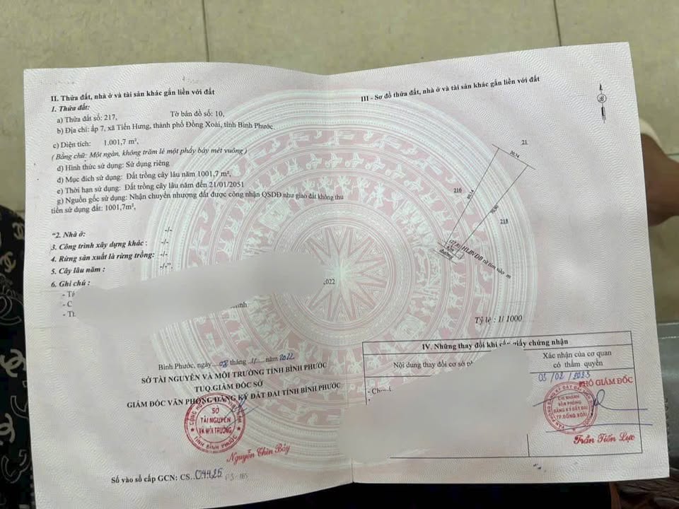 Bán Đất Nền 360m² Bình Phước - Gần Đường Nhựa DH507