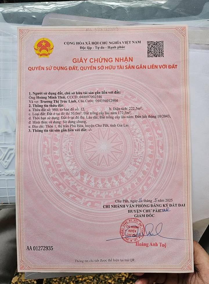 Đất nền Mặt tiền QL14 Chư Sê 222m² - Sổ đỏ chính chủ!