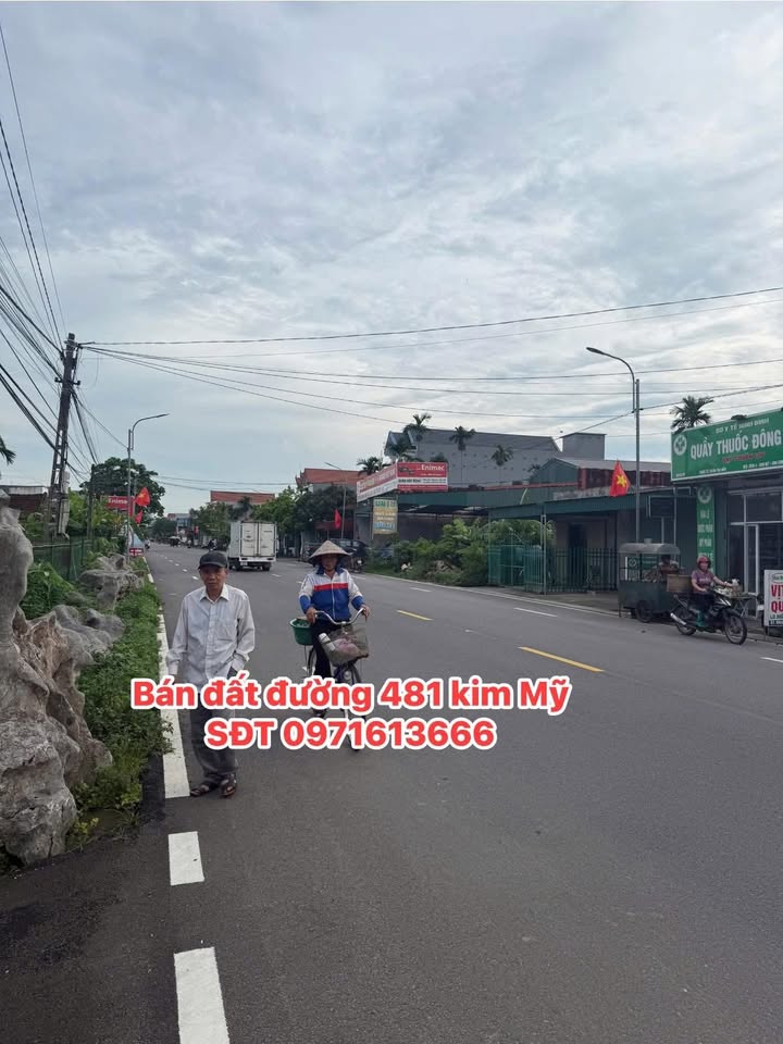 Đất nền Kim Mỹ Kim Sơn 190m² đường 481 - Sổ đỏ chính chủ!