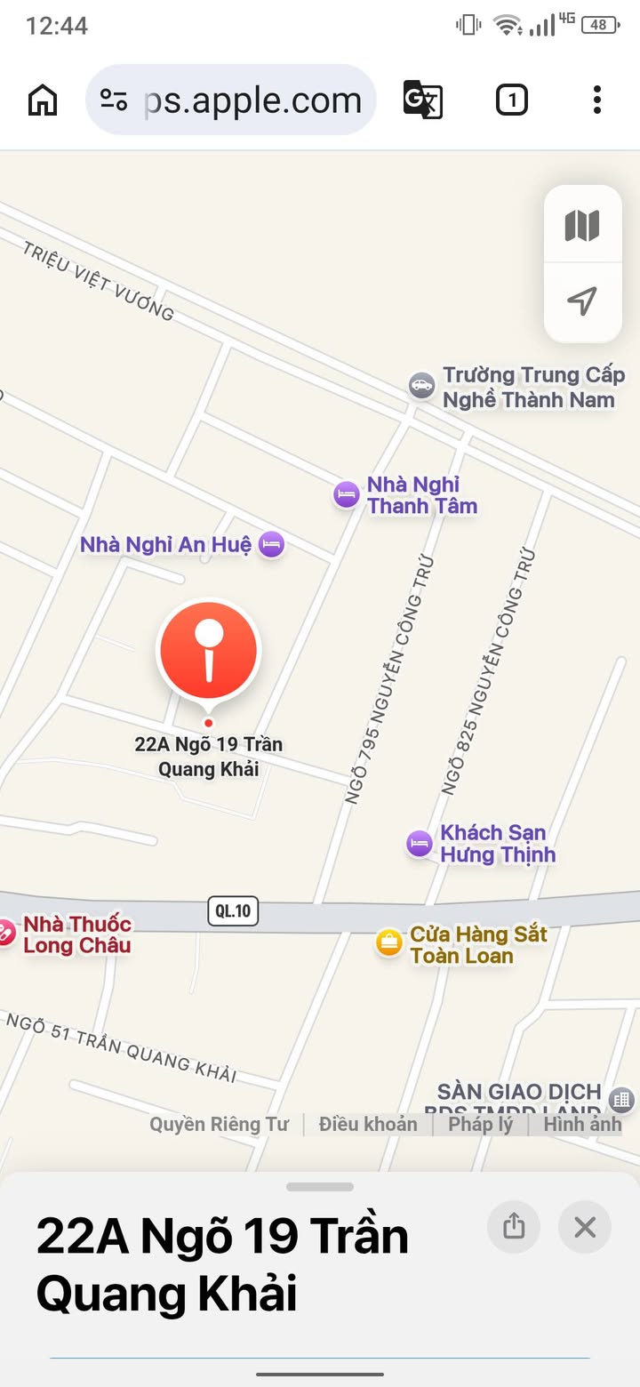 Đất nền Bích Đào, Ninh Khánh, TP Hoa Lư 72m² giá 3 tỷ - Tiềm năng tăng giá!