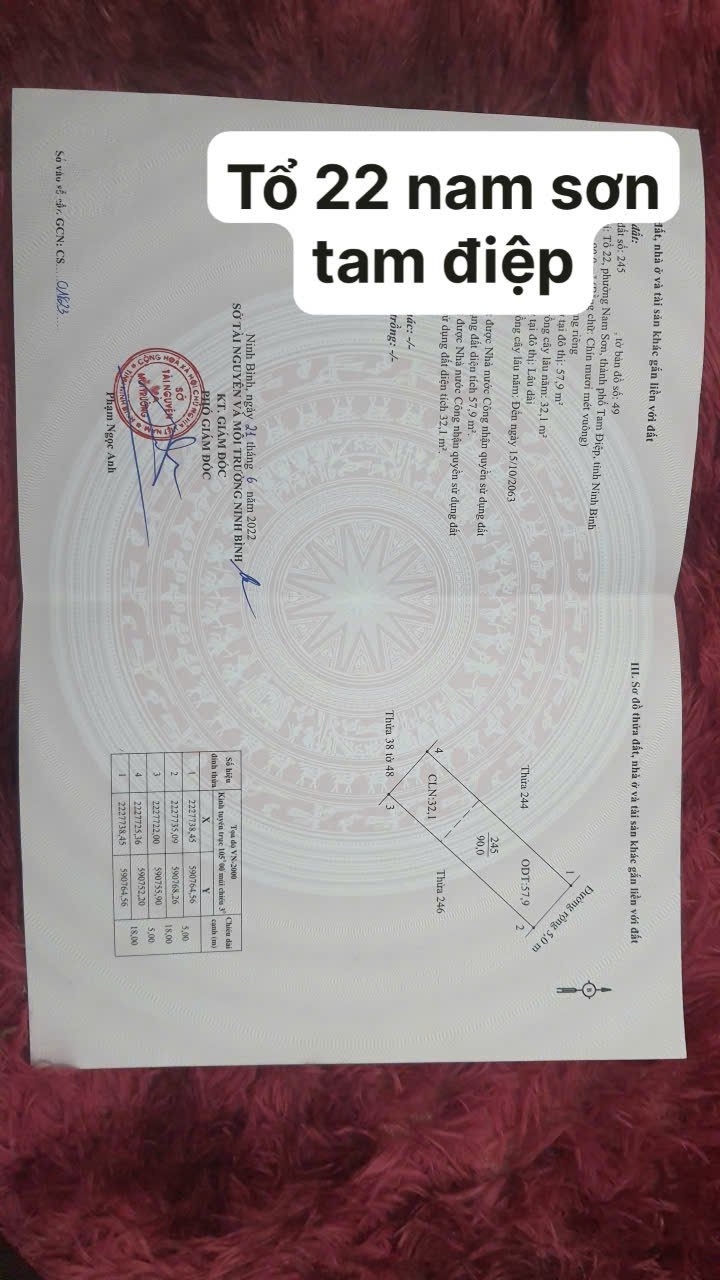 Đất nền Tam Điệp, Ninh Bình 90m² - Tiềm năng tăng giá vượt trội!