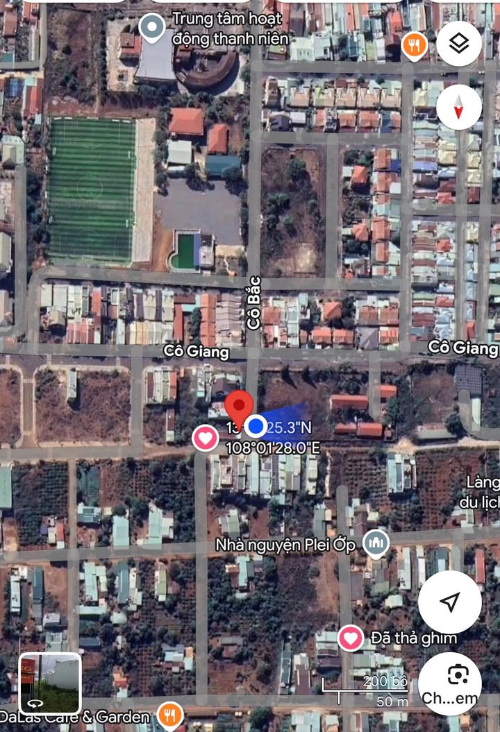 Bán Đất Mặt Tiền Cô Bắc Pleiku 115m² - Giá 2.1 Tỷ, Sổ Đỏ Chính Chủ