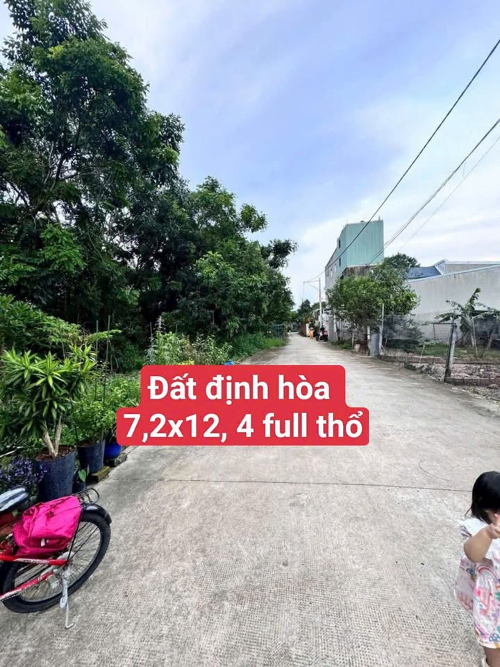 Đất nền Định Hoà Thủ Dầu Một 86.5m² - Đất thổ cư 100%