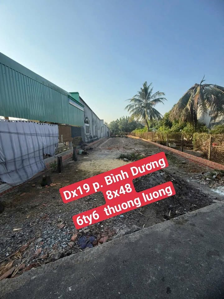 Đất nền Phú Mỹ 339m² - Sổ đỏ chính chủ, mặt tiền DX 19!