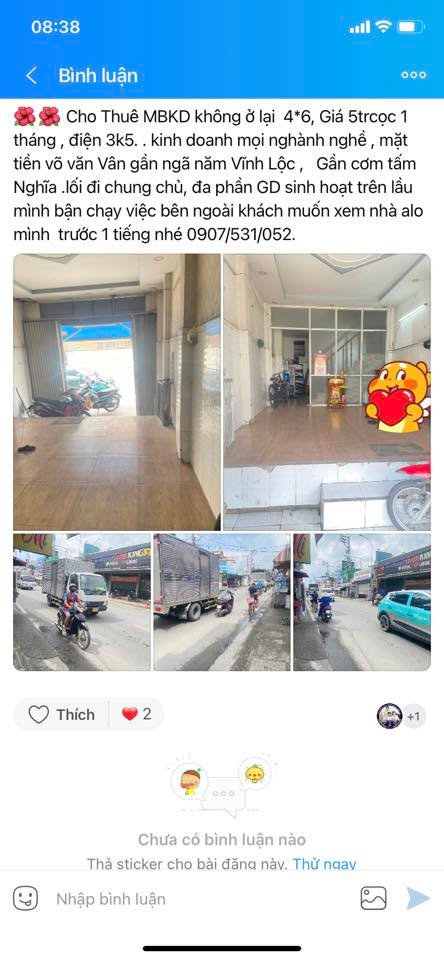 Cho thuê Mặt bằng & Nhà ở Xã Vĩnh Lộc A, Bình Chánh - Giá Thỏa thuận