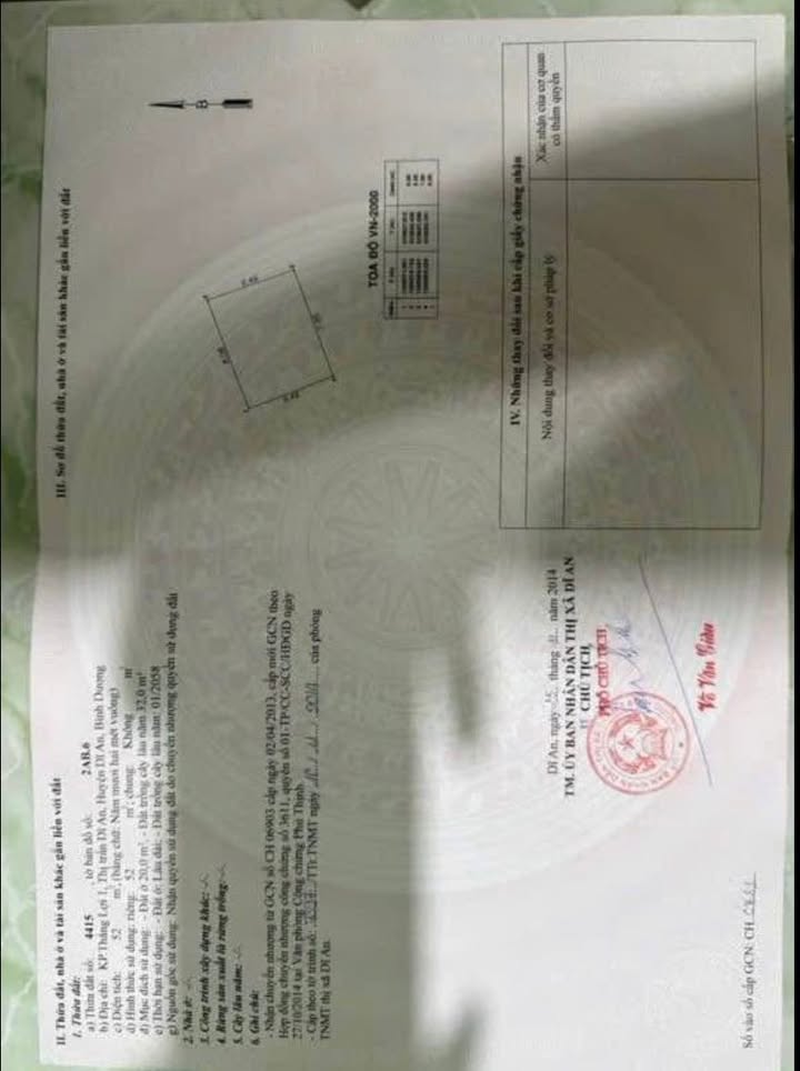 Nhà C4 Dĩ An 52m² Giá 1.73 Tỷ - Gần Ga, Chợ, Sổ Riêng