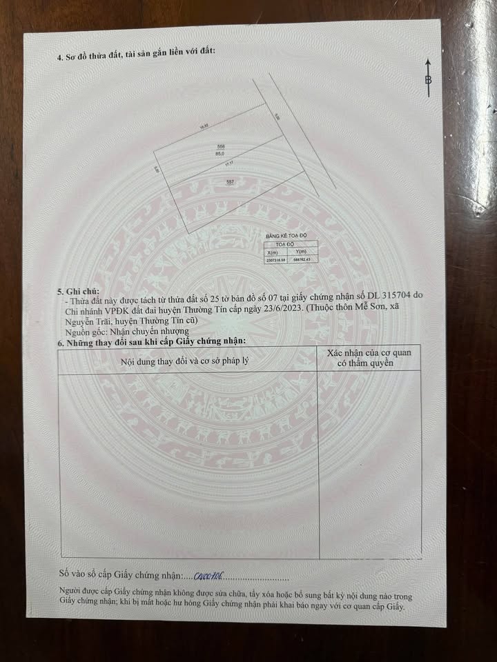 Đất nền Mễ Sơn, Thường Tín 85m² - Tiềm năng tăng giá vượt trội!