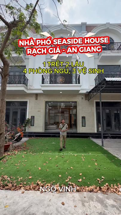 Nhà riêng KDT Phú Cường Rạch Giá 90m² 3.9 tỷ - Full nội thất, view biển!