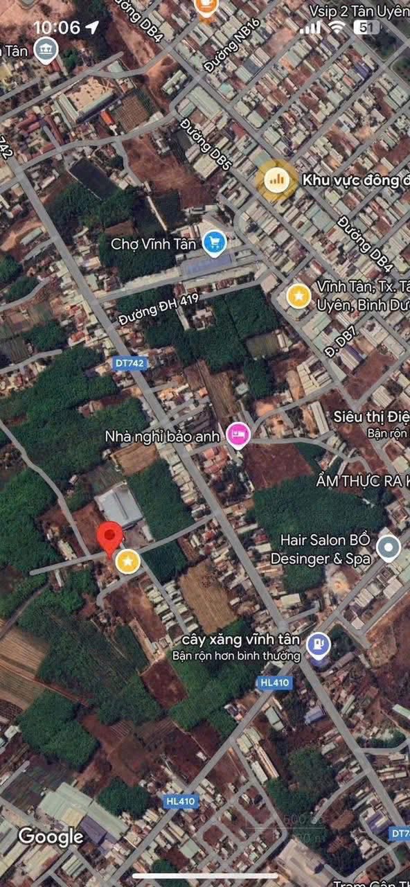 Đất nền Tân Uyên 456m² giá 3 tỷ - Sổ đỏ chính chủ đầu tư sinh lời!