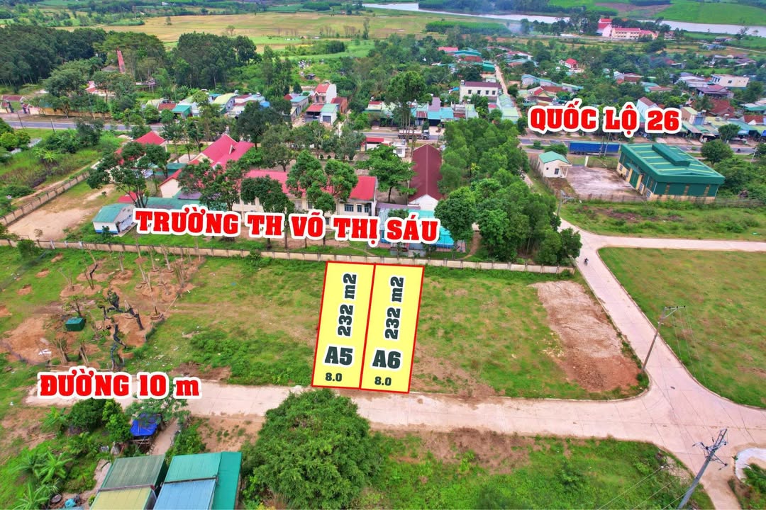 Đất nền Cưmta, Ea Súp 208m² - Sổ đỏ chính chủ, công chứng ngay!