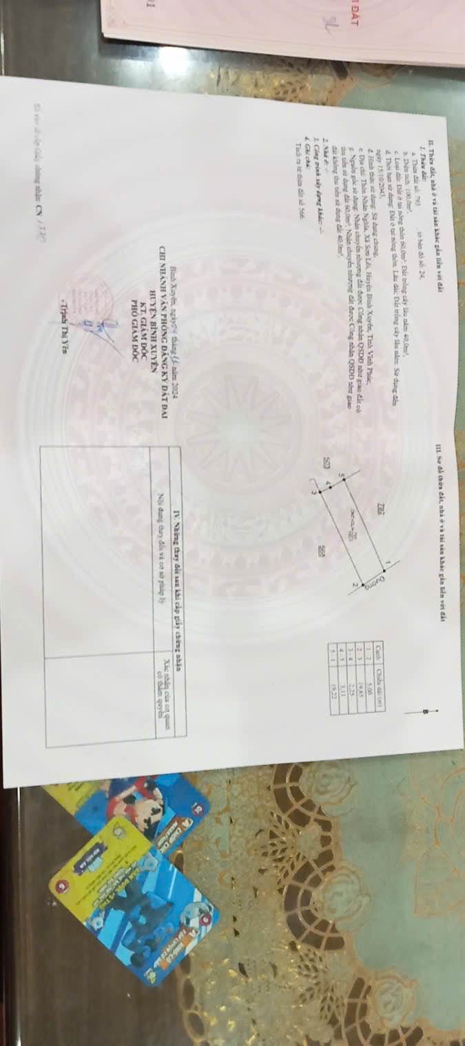 Đất nền 2.8 tỷ mặt tiền trục chính Bình Xuyên - Vĩnh Phúc, 100m², kinh doanh sầm uất