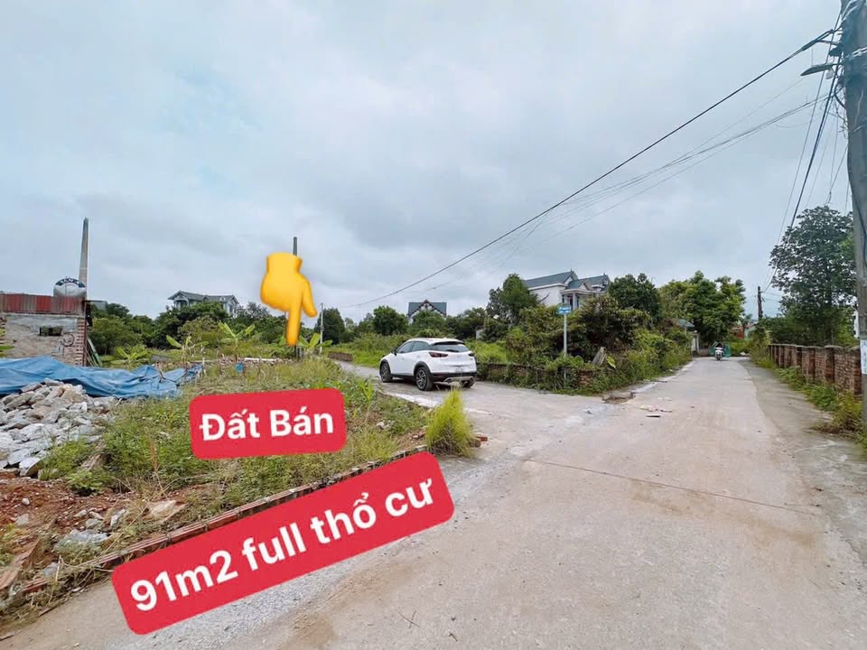 Đất nền Sóc Sơn 91m² full thổ cư - Pháp lý rõ ràng!