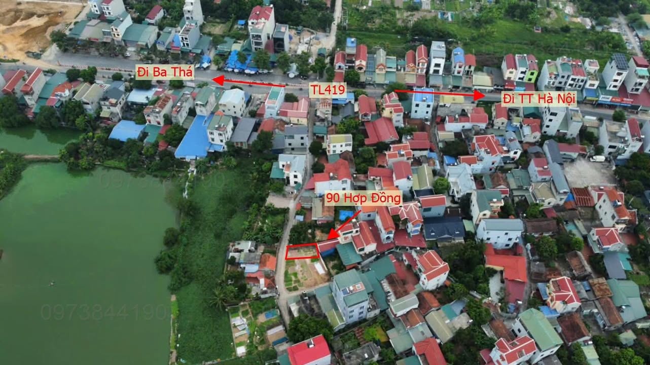 Đất nền Đạo Ngạn Chương Mỹ 90m² giá 3 tỷ - Đường to ô tô