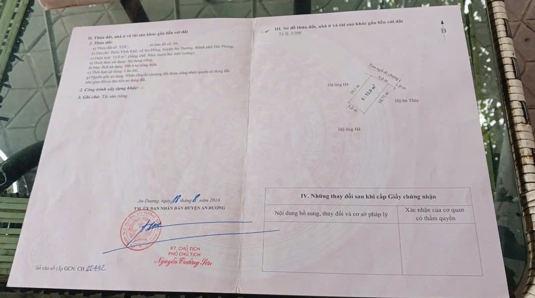 Đất Vĩnh Khê - An Đồng 52m² Giá 1.56 Tỷ - Sổ Đỏ Vuông Vắn