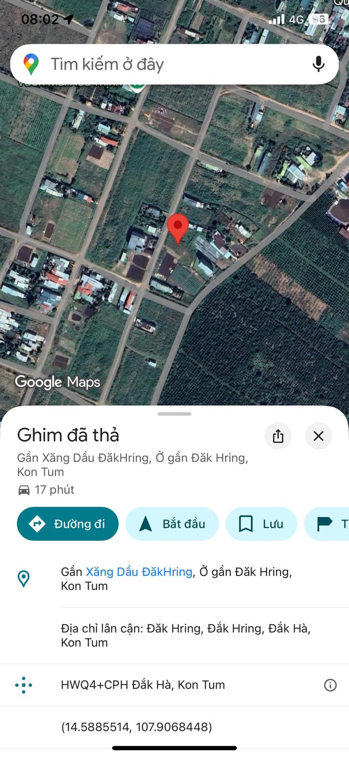 Đất nền Đăk Hà, Kon Tum - 528m² full thổ cư, đường bàn cờ 7 tỷ