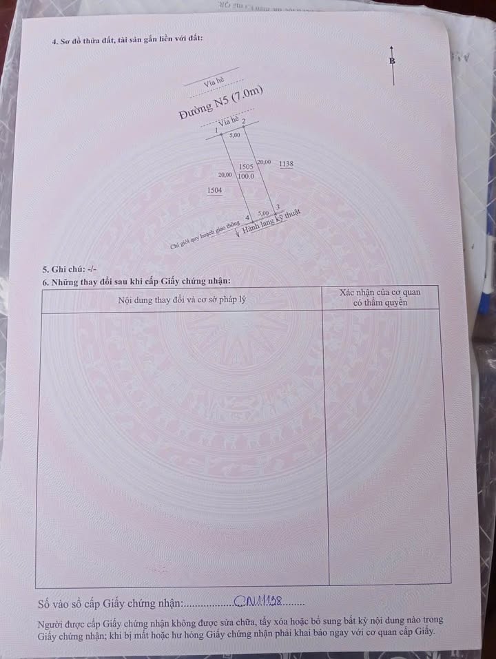 Đất Nền Tân Uyên 100m² Sổ Hồng Full Thổ Cư - Sát Trường Học Mới