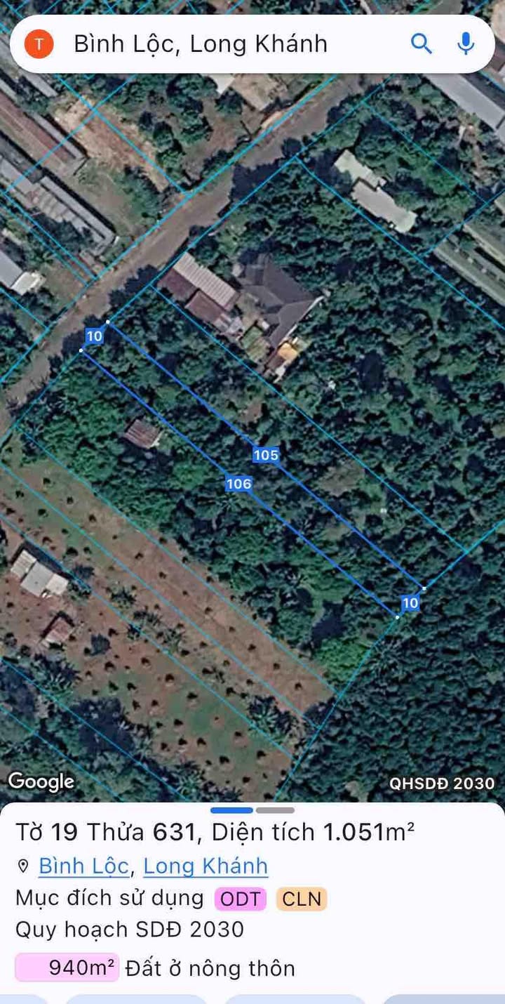 Đất nền Long Khánh 60m² - Đất thổ cư 100%, xây dựng tự do!