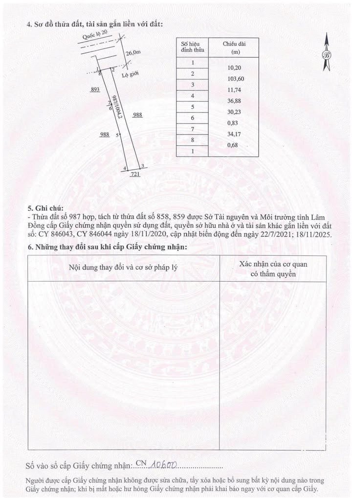 Đất nền Quốc lộ 20 Ninh Gia 1020m² – Tiềm năng tăng giá vượt trội!