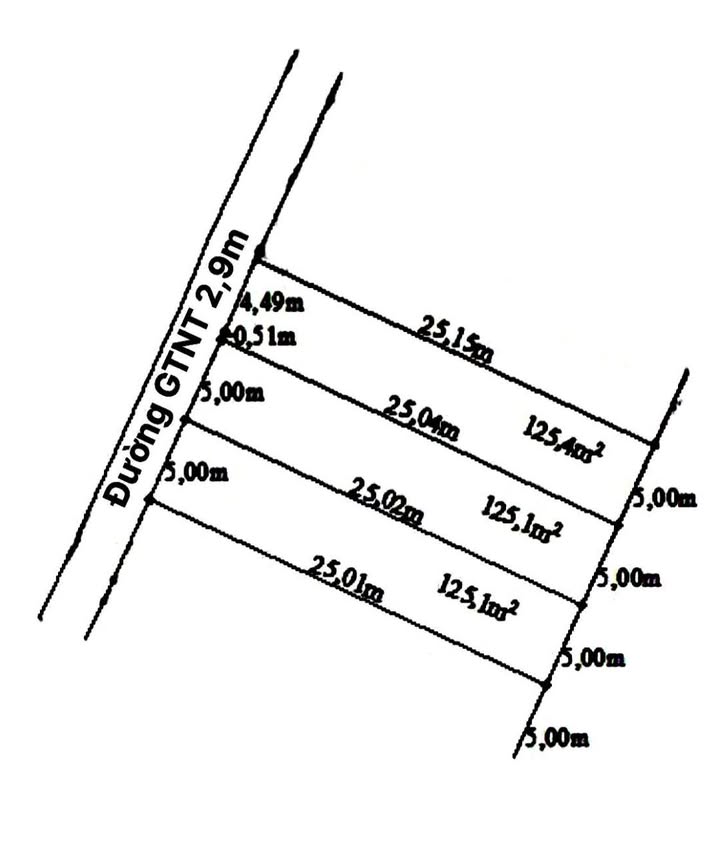 Đất thổ cư 125m² Nguyễn Văn Nhiều, Long An - Giá F0 420 Triệu