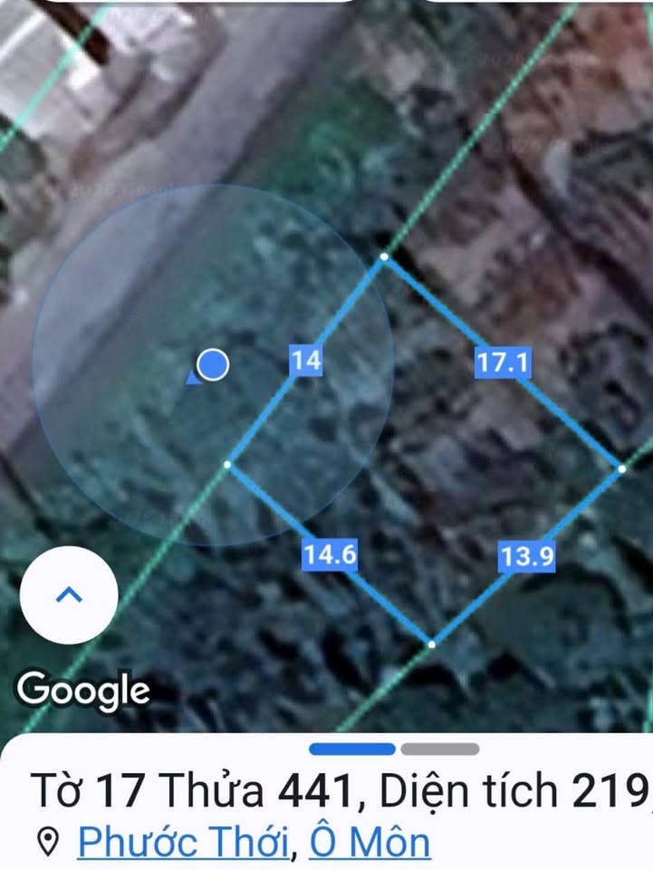 Bán Đất Mặt Tiền Phước Thới Cần Thơ 220m² - Sổ Đỏ Rõ Ràng, Giá Đầu Tư 1.76 Tỷ