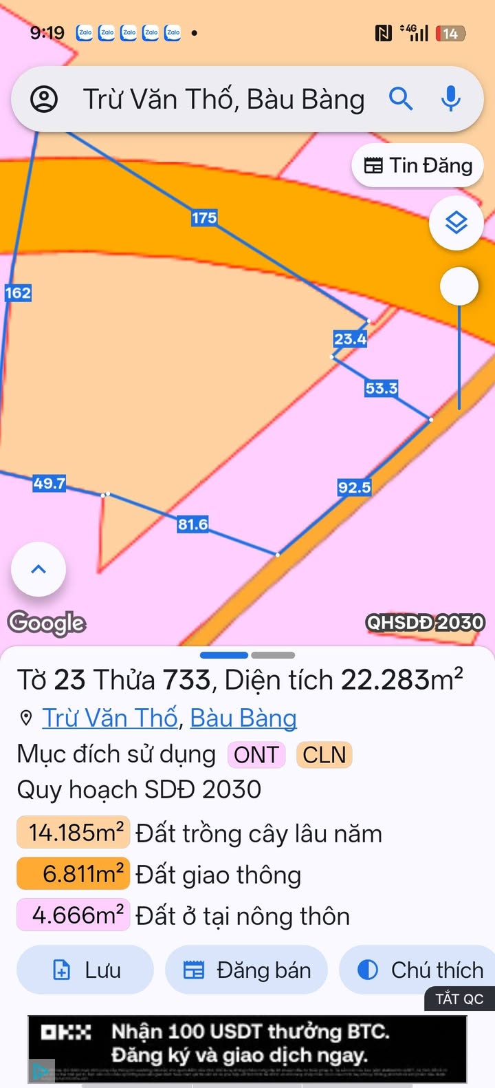 Bán Gấp Farm 22.000m² Mặt Tiền Đường Bê Tông, Bàu Bàng, Bình Dương