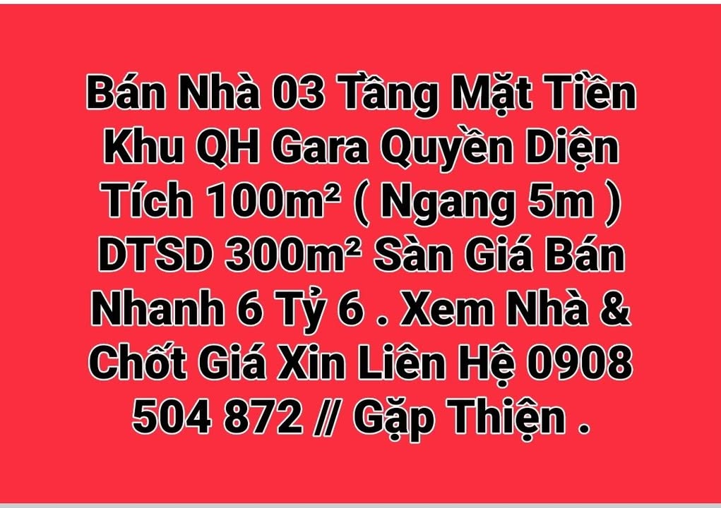 Nhà Mặt Tiền 100m² Phường Ghềnh Ráng, Quy Nhơn - Giá 6.6 Tỷ