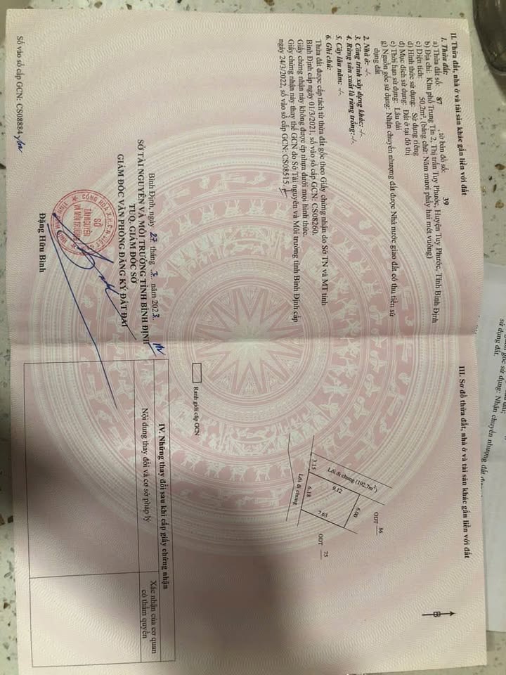 Đất Nền Lô Góc Tuy Phước, Bình Định - 50m² Sổ Đỏ Chính Chủ