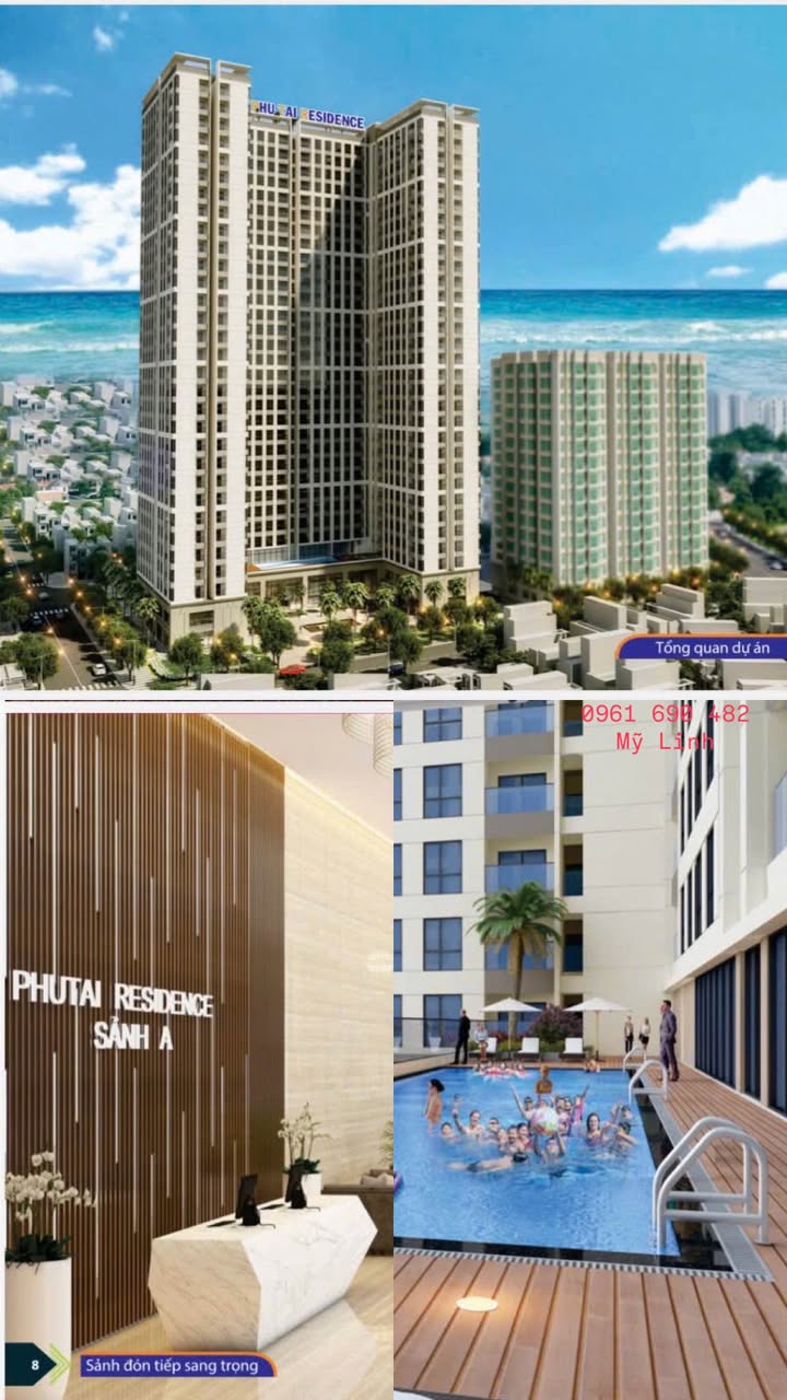 Căn hộ Phú Tài Residence 65m² full nội thất - Giá 2.1 tỷ