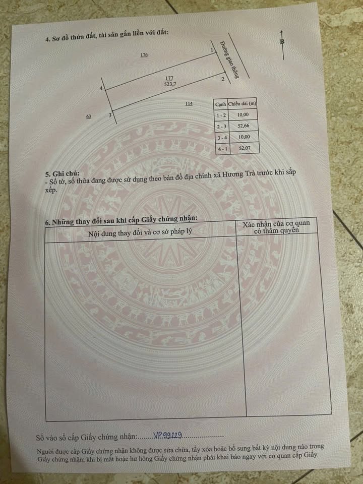 Đất nền Hương Đô, Hương Khê 520m² giá 9xx triệu - Sổ đỏ chính chủ!