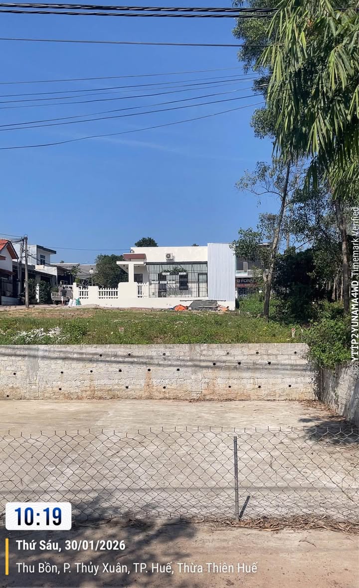 Đất Nền Mặt Tiền 13.5m Thủy Xuân, Huế - 101m² Sổ Hồng Riêng