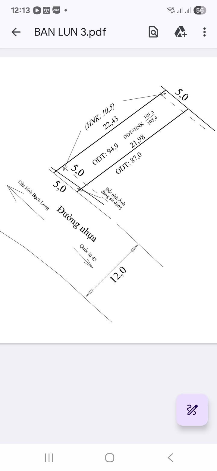 Đất Mặt Tiền Đường Bản Lùn, Bảo Yên 100m² - Kinh Doanh Sầm Uất