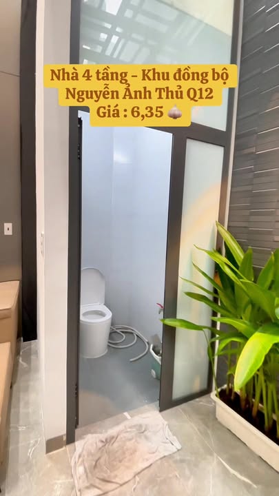Nhà Phố Tân Chánh Hiệp Q12 57m² giá 6.35 tỷ - Ô tô vào tận nhà!