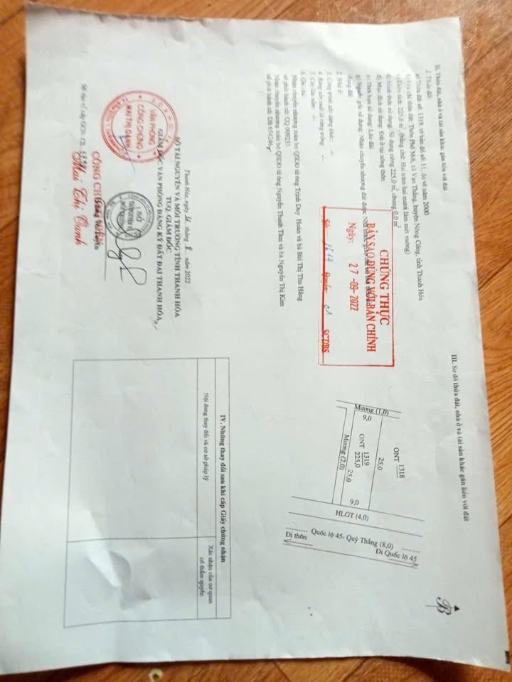 Đất Nông Cống 225m² - Vị Trí Vàng Tại Chợ Mực, Vạn Thắng