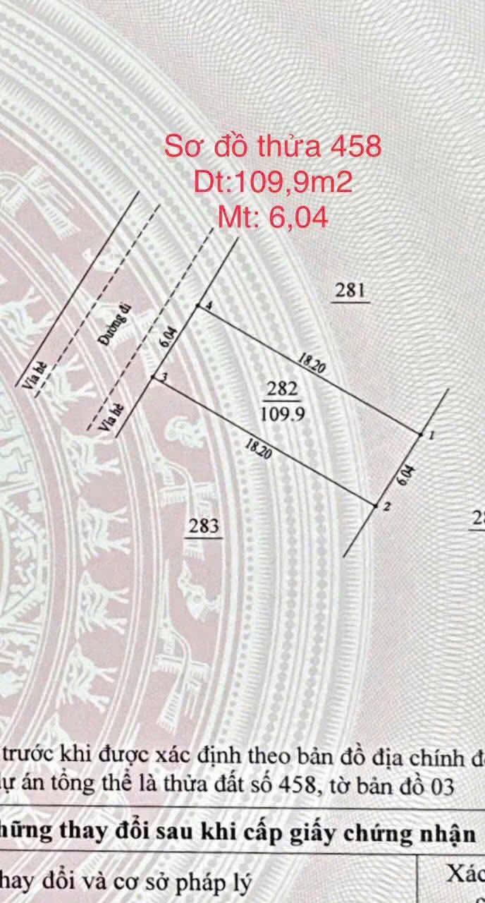 Đất nền Di Trạch Hoài Đức 110m² - Tiềm năng tăng giá vượt trội!