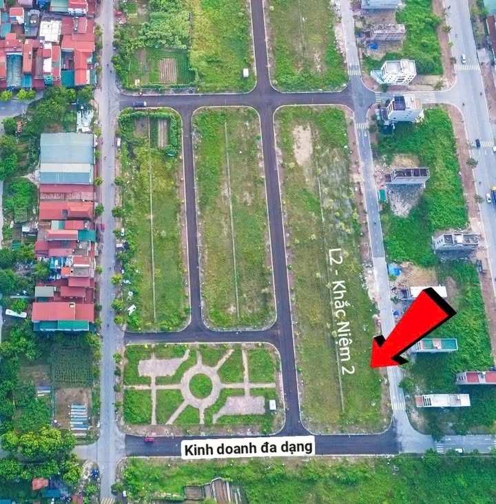 Đất nền Khắc Niệm, Bắc Ninh 100m² - View vườn hoa, kinh doanh đắc lợi