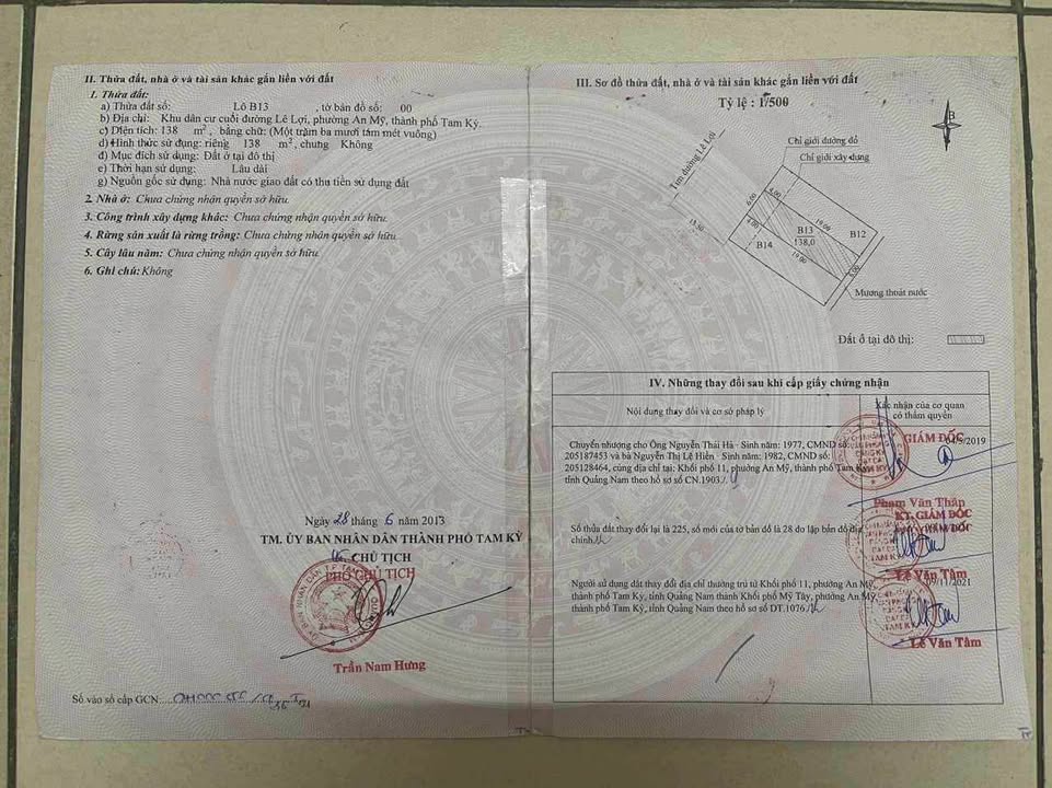 Đất nền Phú Ninh, Quảng Nam 132m² – Tiềm năng tăng giá vượt trội!