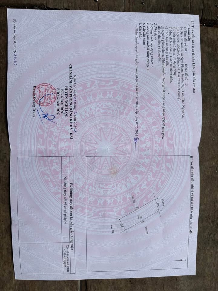 Đất nền Nghi Phong 200m² - Sổ đỏ chính chủ, đường ô tô thông!