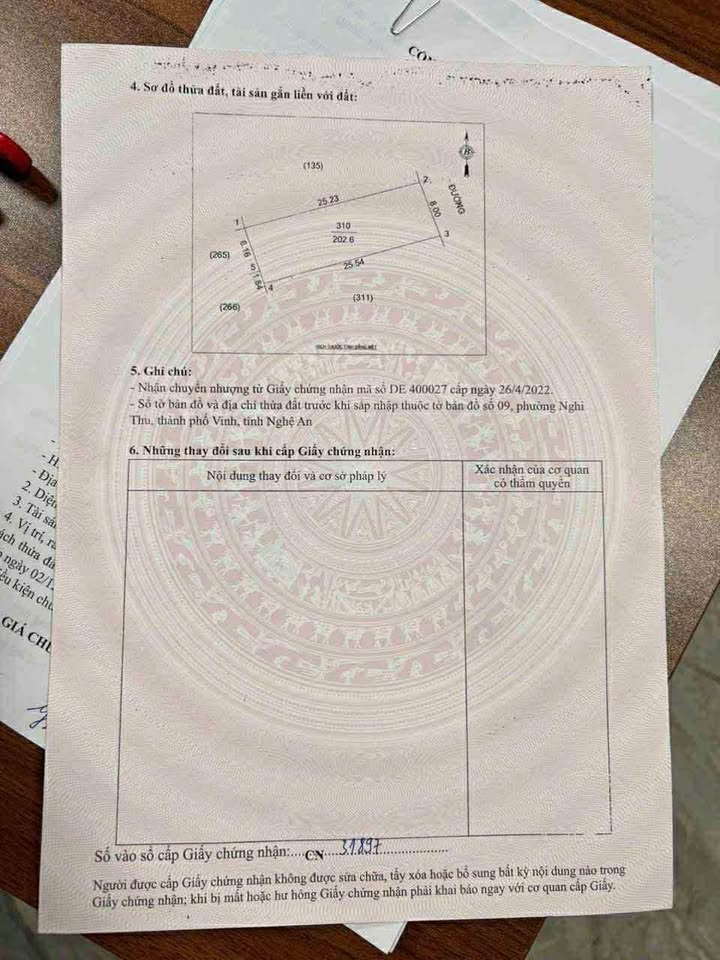 Đất Cửa Lò 202m² - Sổ Đỏ Full Thổ Cư, Sẵn Sàng Xây Dựng